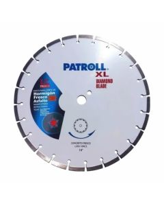 PATROLL DISCO 14´ DIAMANTADO P/CONCRETO FRESCO 10MM ALTURA SECTOR (L350-10NCS)