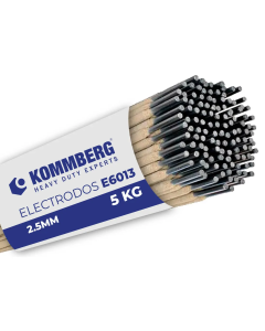 Electrodos de Soldadura x 5 Kg Diámetro 2,5 Mm Kommberg KB-E6013