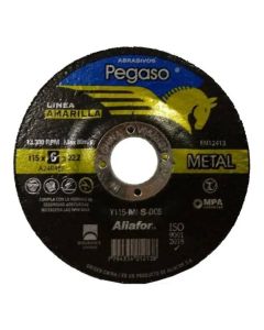 PEGASO DISCO DE DESBASTE METAL 115MM (Y115-M-S-DC6)