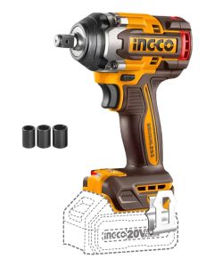 INGCO LLAVE DE IMPACTO 20V 1/2" 500NM BRUSHLESS SIN BATERIA (CIWLI20501)