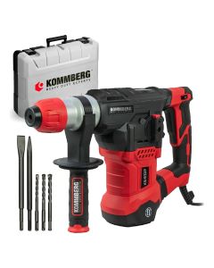 Kommberg Rotomartillo 6 J 1500 W 32mm Sds Plus Con Accesorios 