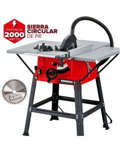 SIERRA CIRCULAR DE BANCO/PIE 254MM 1800W 4800 RPM KOMMBERG 