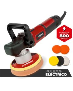 Pulidora Lustradora Rotorbital Auto Kommberg 800w 150mm Lustra Lijadora