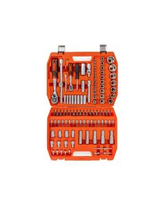 HAMILTON JUEGO DE BOCALLAVES ENC 1/4"- 1/2" Y PUNTAS X 110 PIEZAS (JB 110)