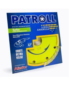 PATROLL DISCO LINEA AMARILLA SEMEGTADOS 115 MM (PYS-4.5)