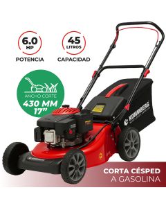 Cortacesped Naftera Kommberg 6 Hp 17 PuLG 170 Cc 45 Litros