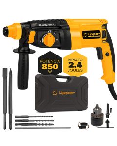 ROTOMARTILLO SDS PLUS UPPER 26MM 850W 2.4J CON ACCESORIOS
